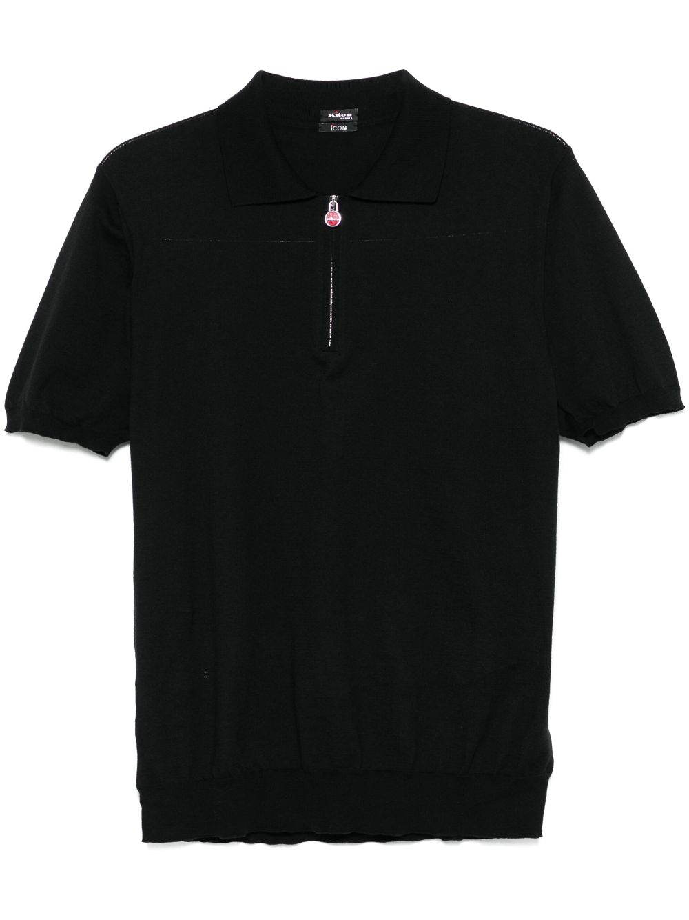 Cotton polo shirt - Black