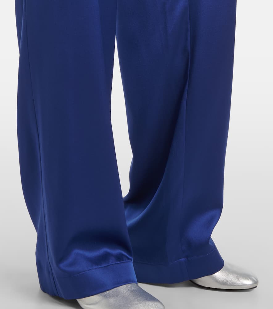 New Sahel silk straight pants