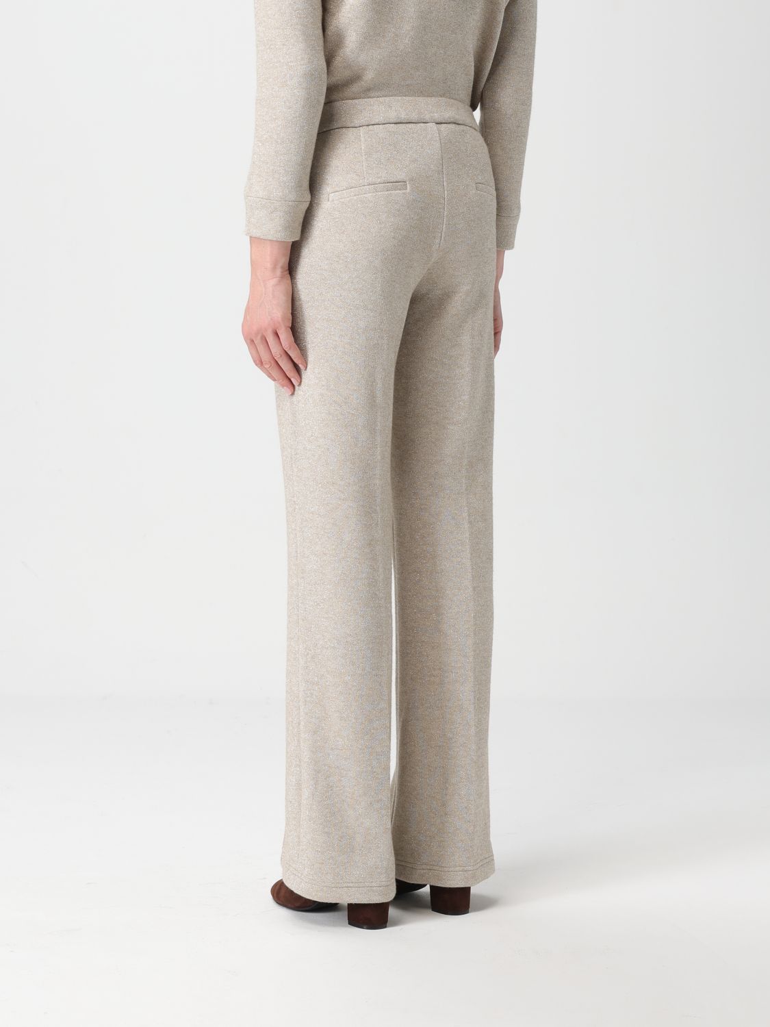 Pants Woman color Cream