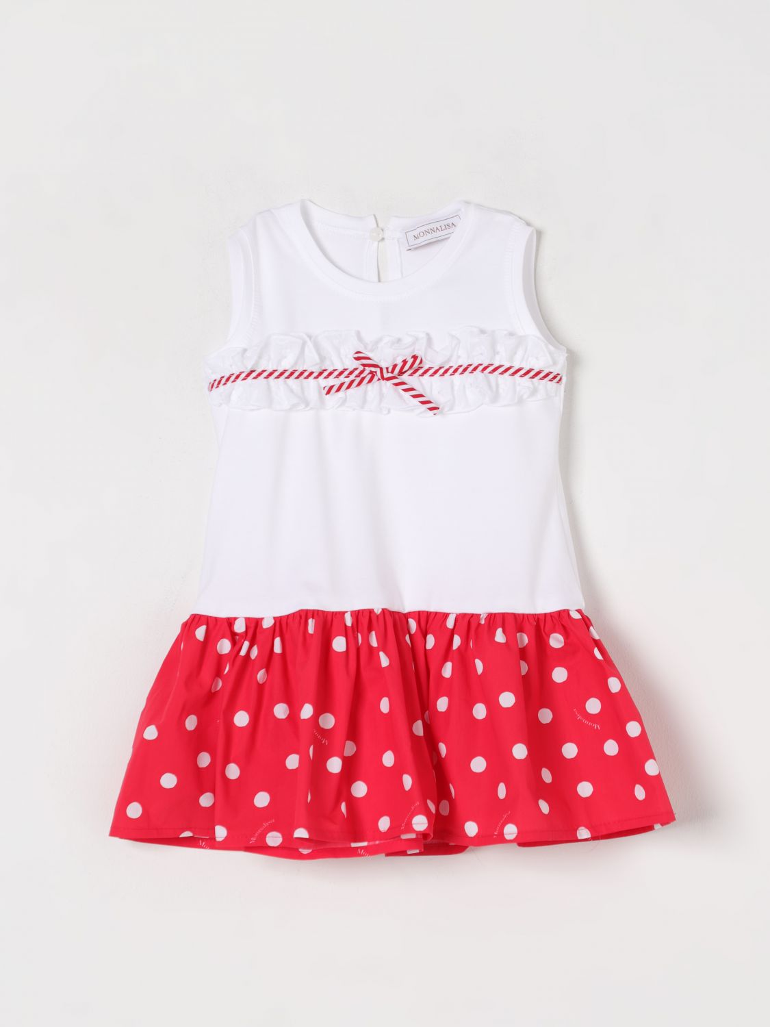 Romper MONNALISA Kids color Red