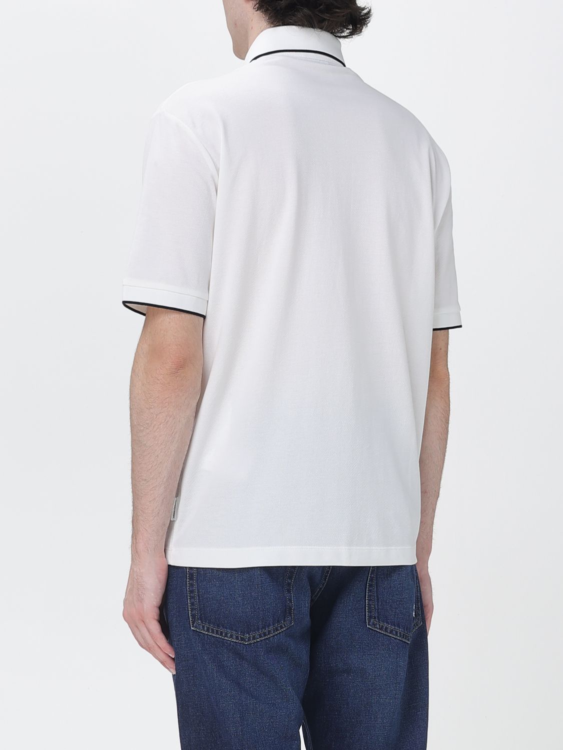 Polo Shirt Men color White