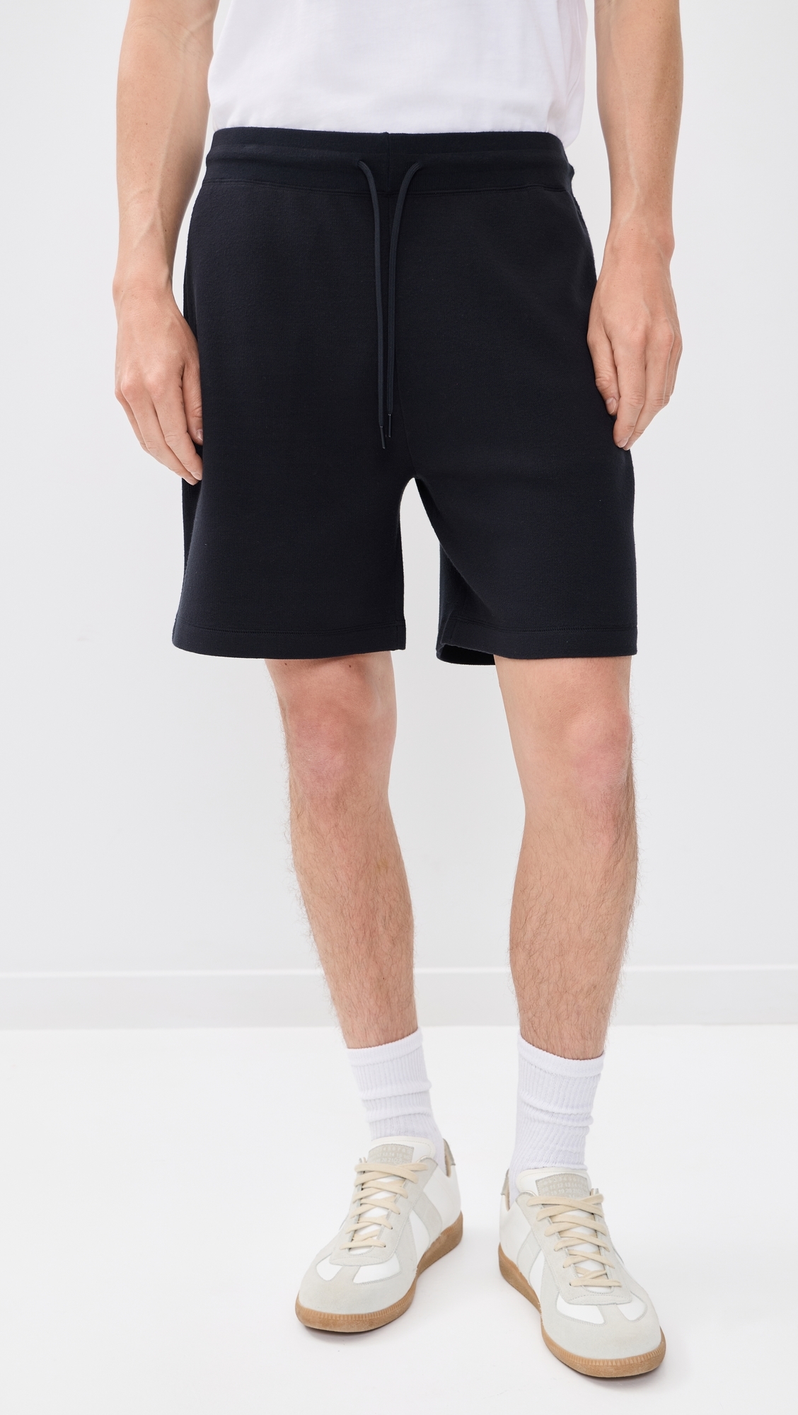 Sweat Shorts In Fine Bilen Dark Eclipse