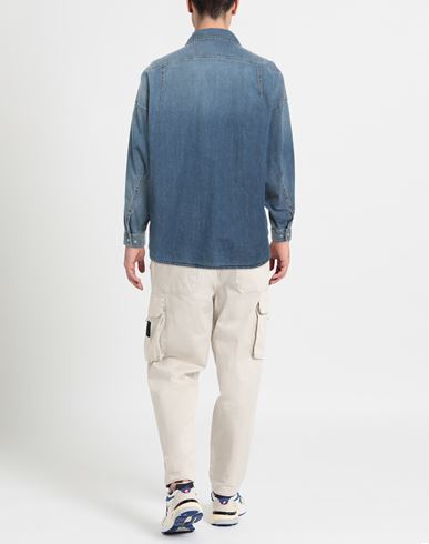 Man Denim shirt Blue