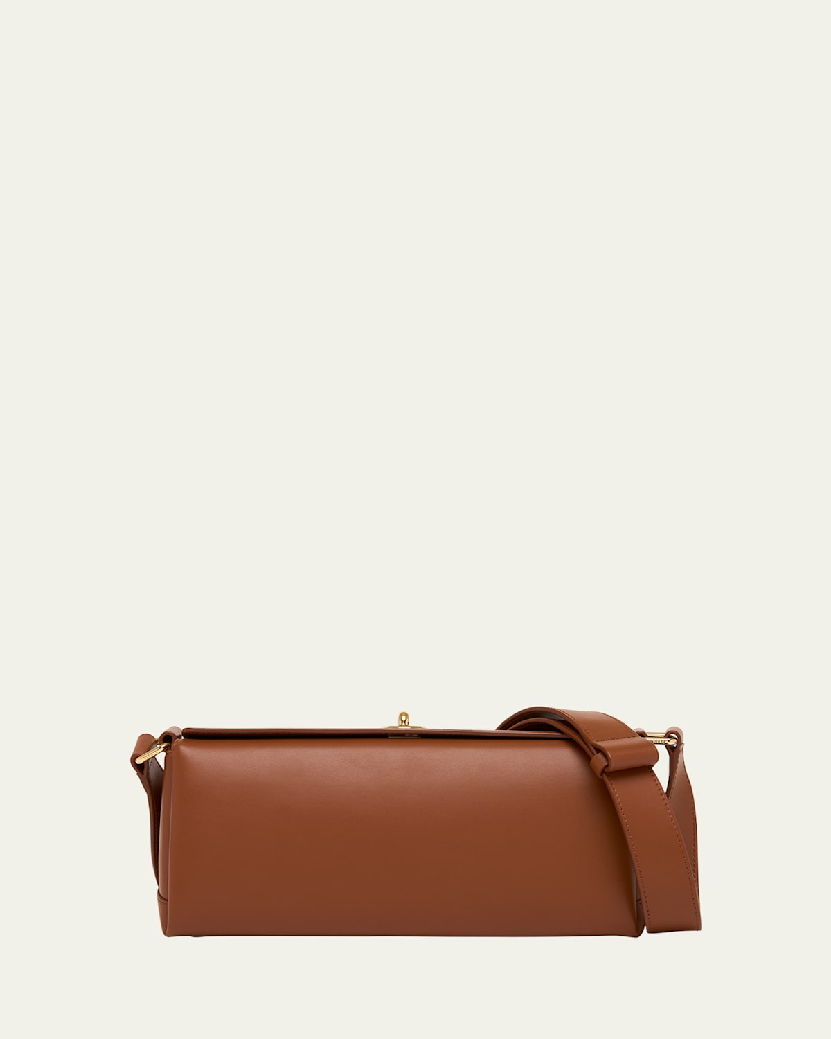 Folded Leather Shoulder Bag