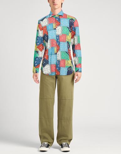 Man Shirt Azure Size 15 ½ Cotton, Elastane