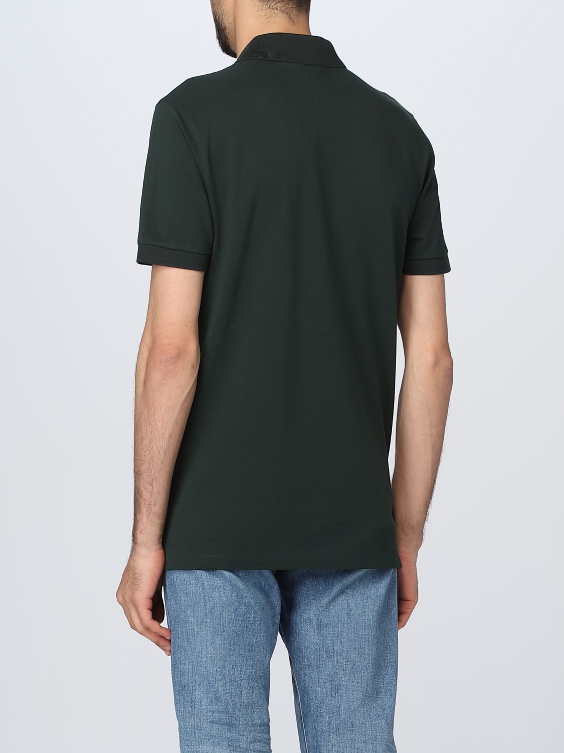Polo Shirt Men color Green