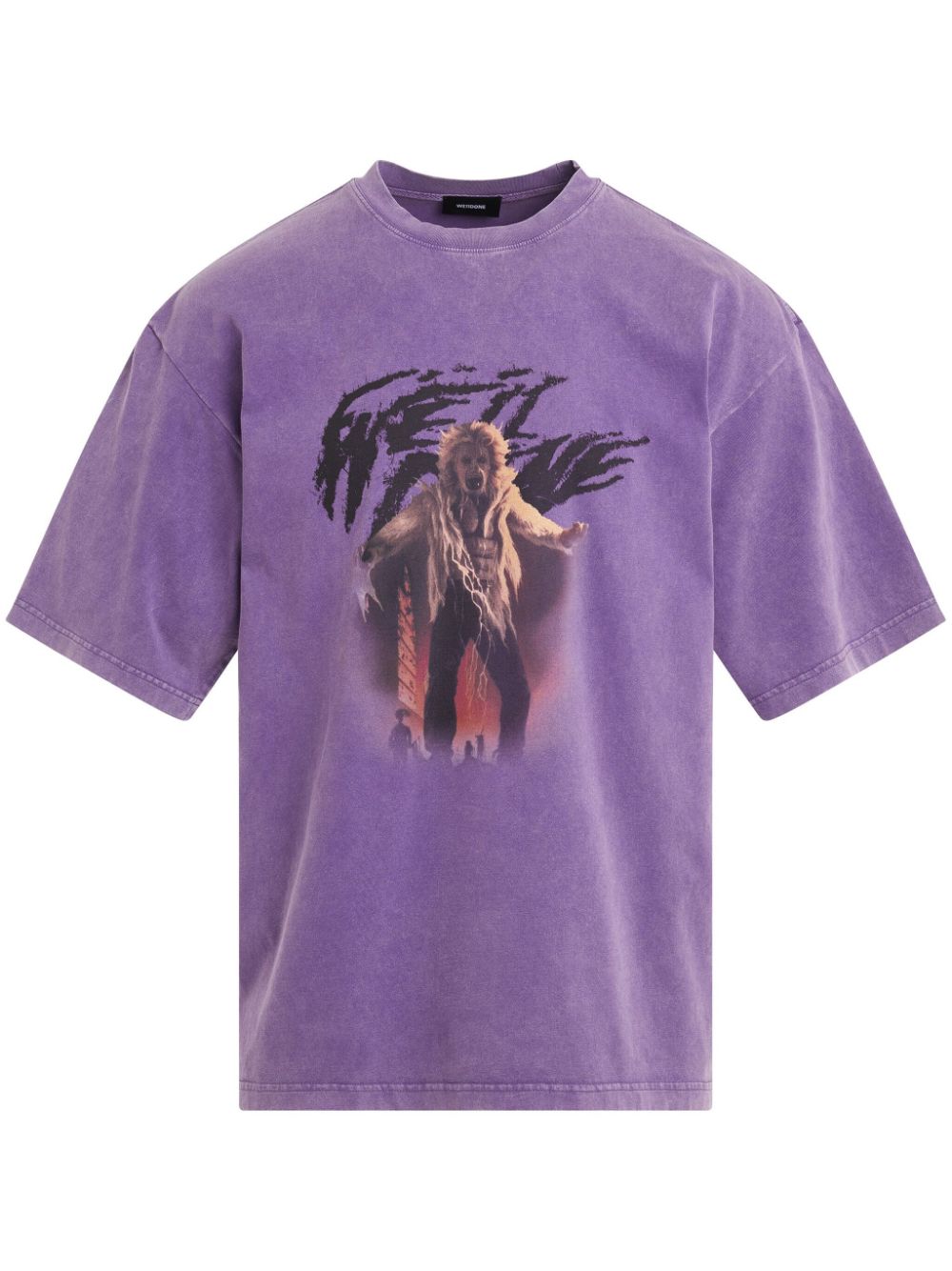 Cotton T-shirt - Purple