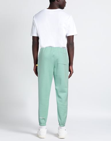 Man Pants Light green Size XL Cotton, Polyester