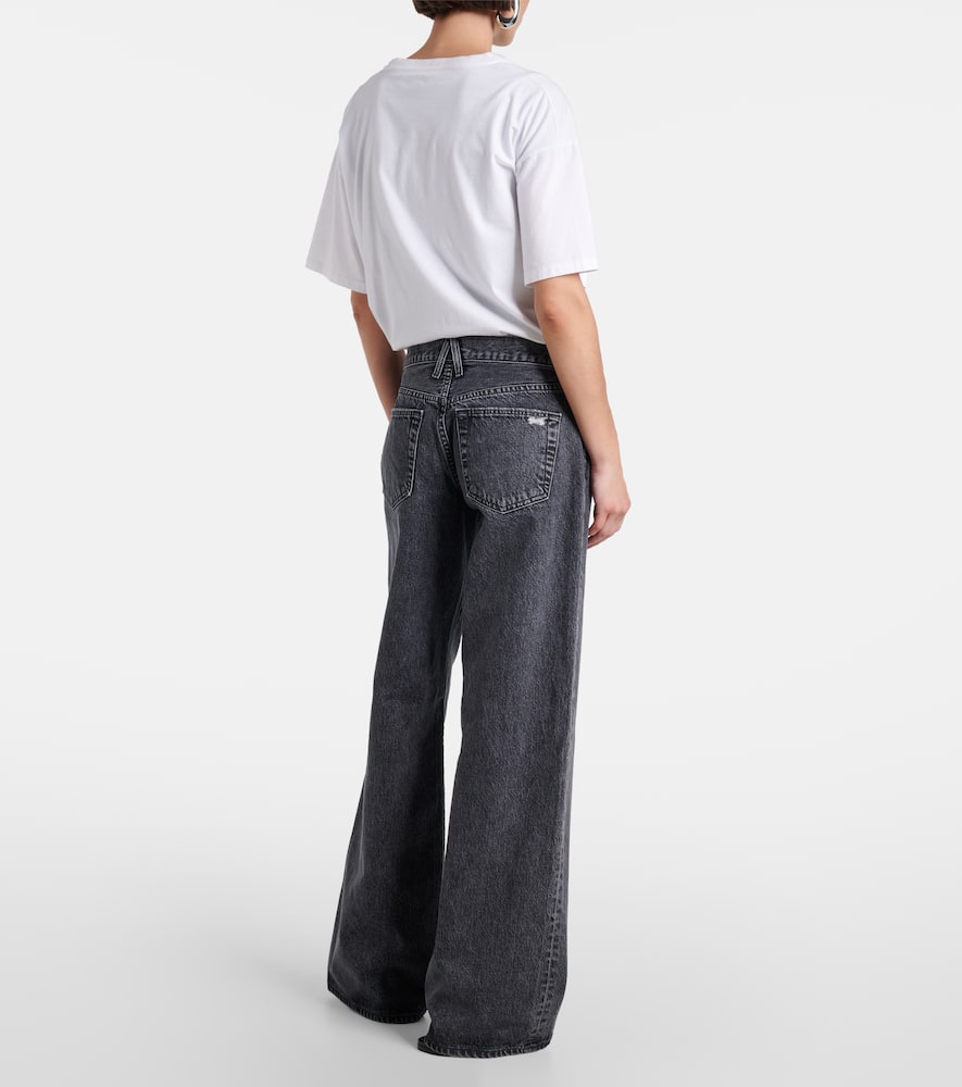 Mika mid-rise wide-leg jeans