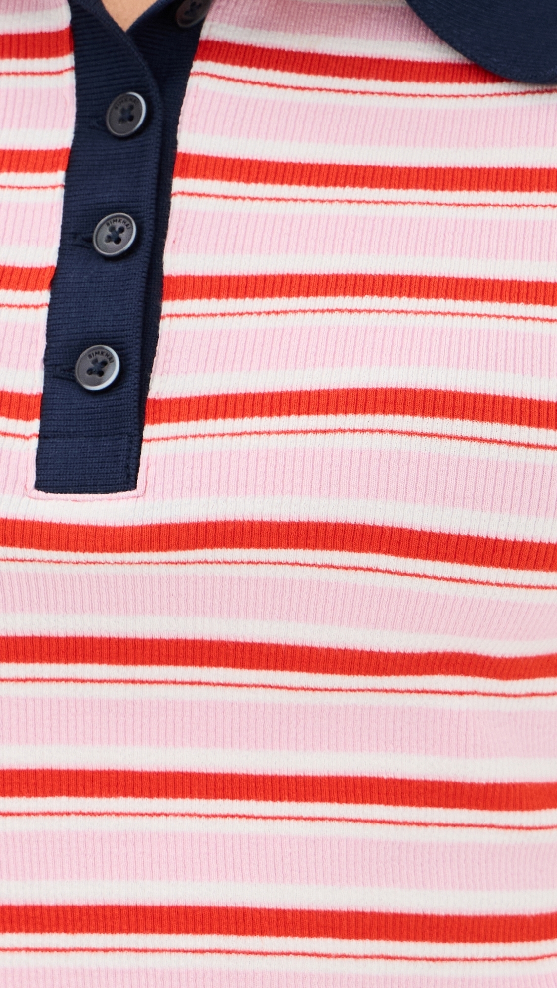 Marnie Knit Polo Tulip Stripe