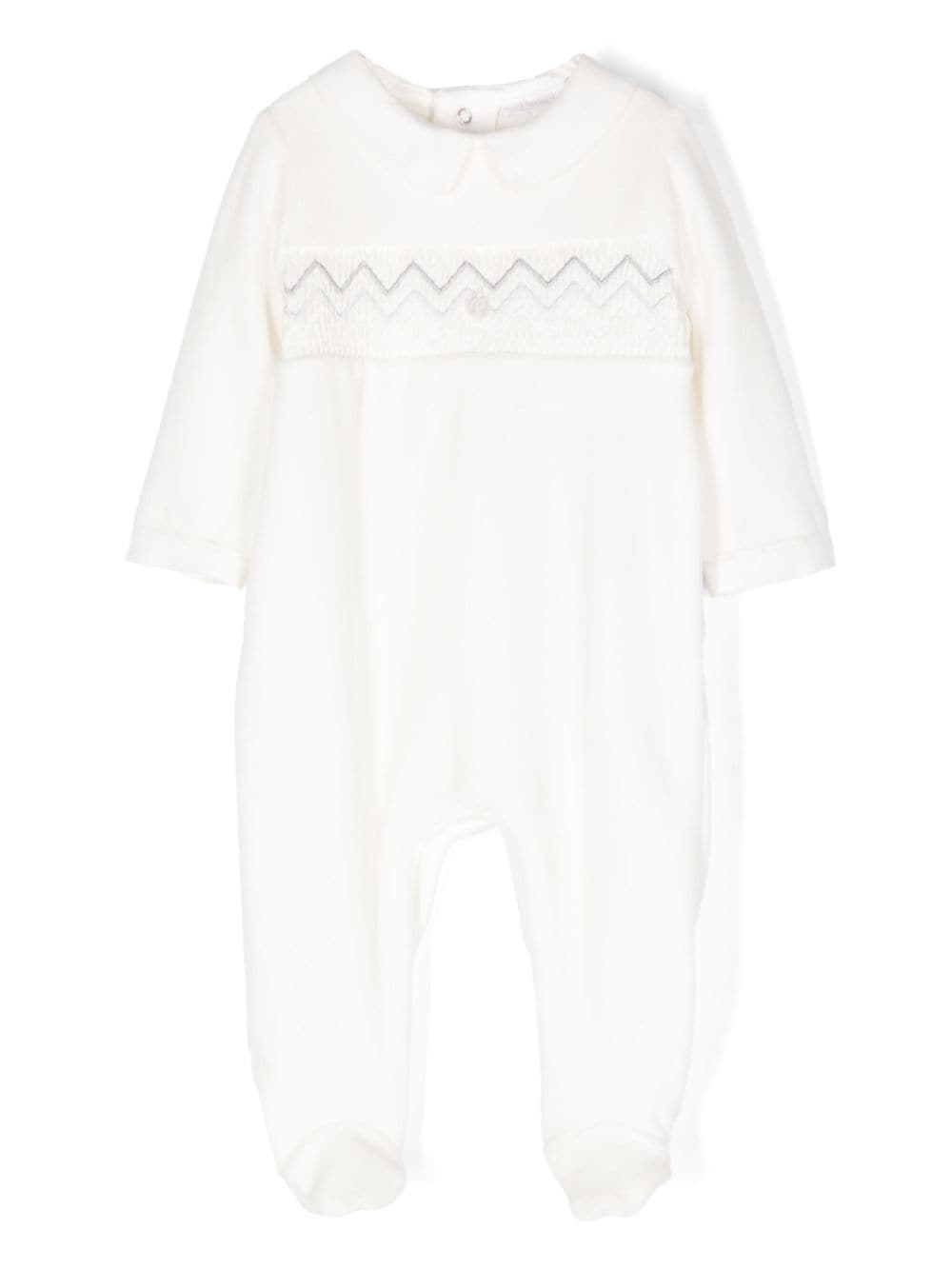 Logo-plaque pajamas - White