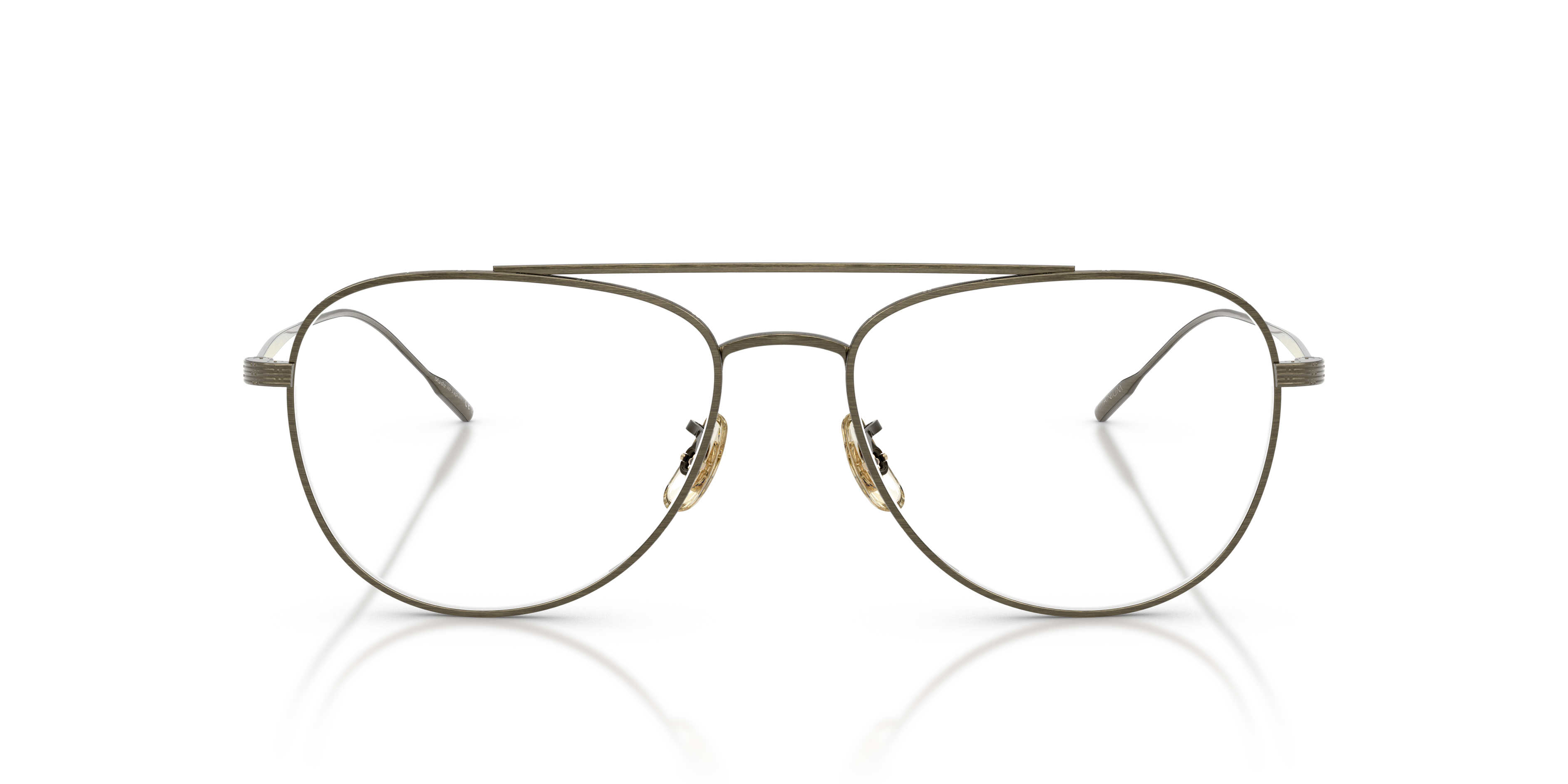 Oliver Peoples Unisex Oliver Peoples OV1363T STILSON 5284 Optische Fassungen Titan Gold Transparent Pilot Norma