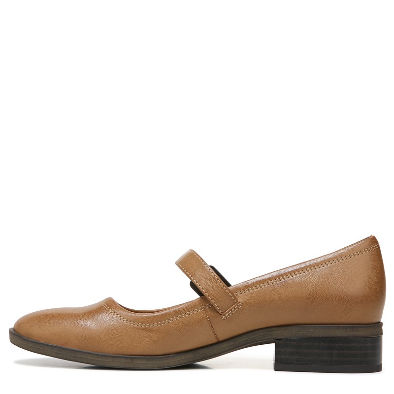 Women's Ramona Mary Jane Flat Shoes (English Tea Faux Leather)