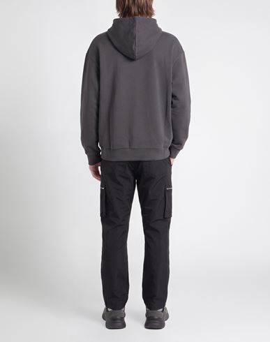 Man Sweatshirt Charcoal Size L Cotton