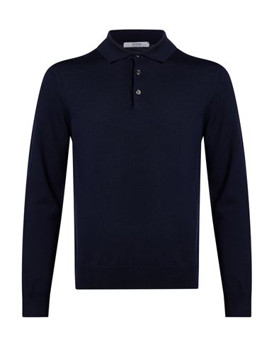 Man Sweater Midnight blue Size 46 Merino Wool