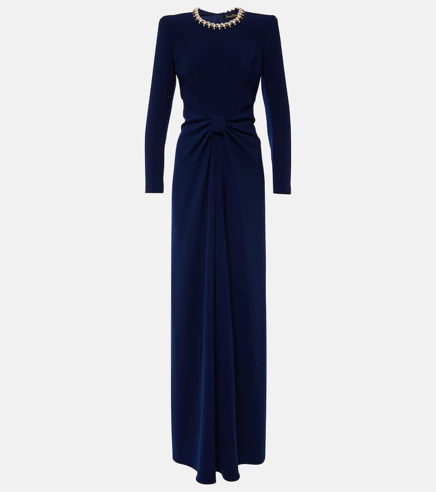 Jenny Packham Electra embellished crêpe gown