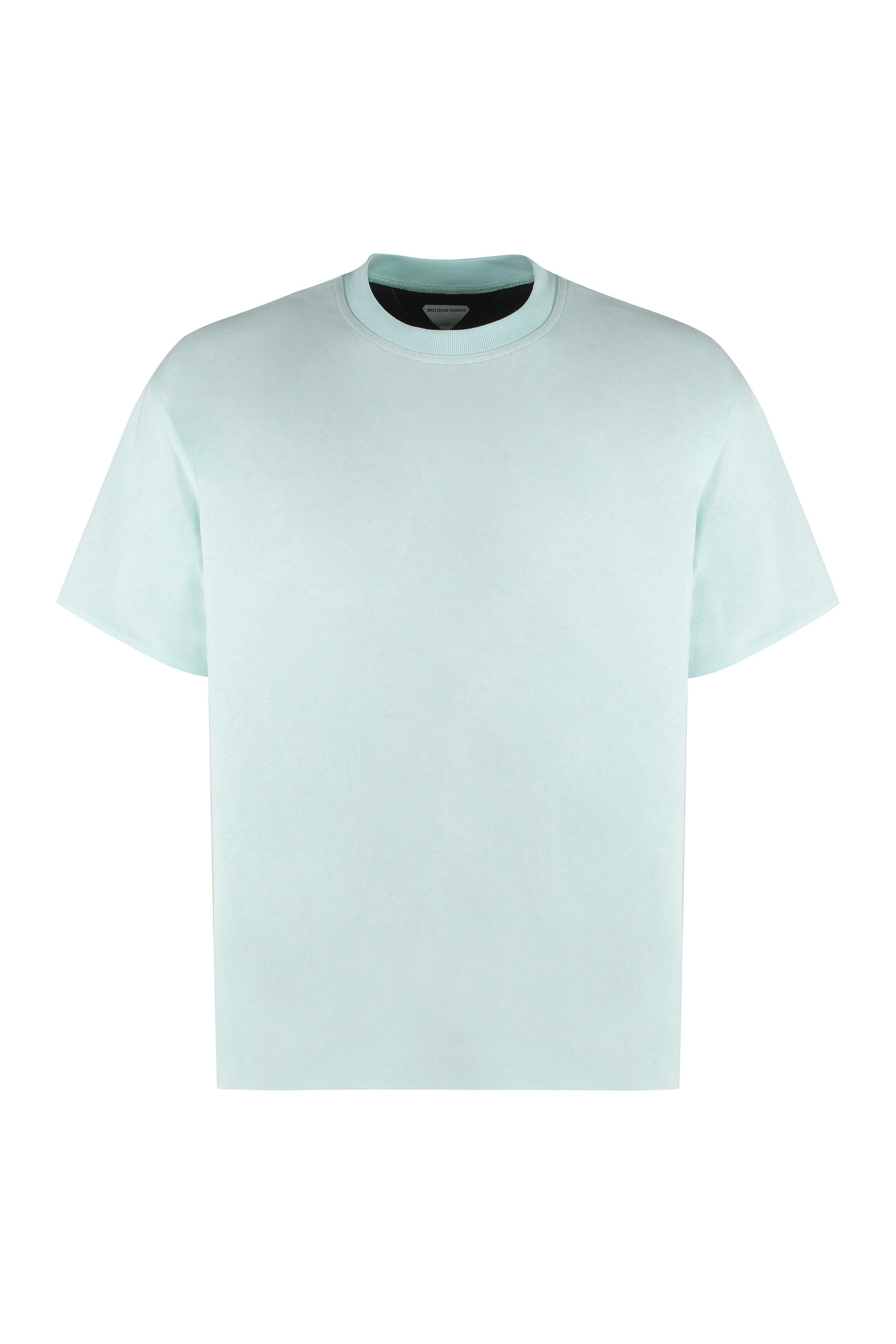 Cotton Ribbed Collar T-Shirt for Men - SS24 Collection