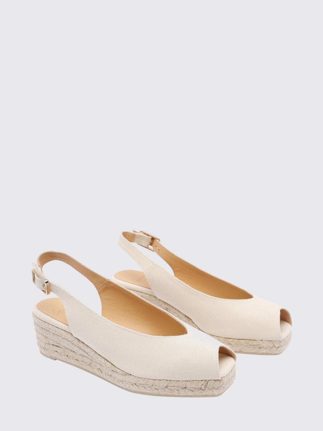 CASTAÑER Wedge Shoes Woman color White