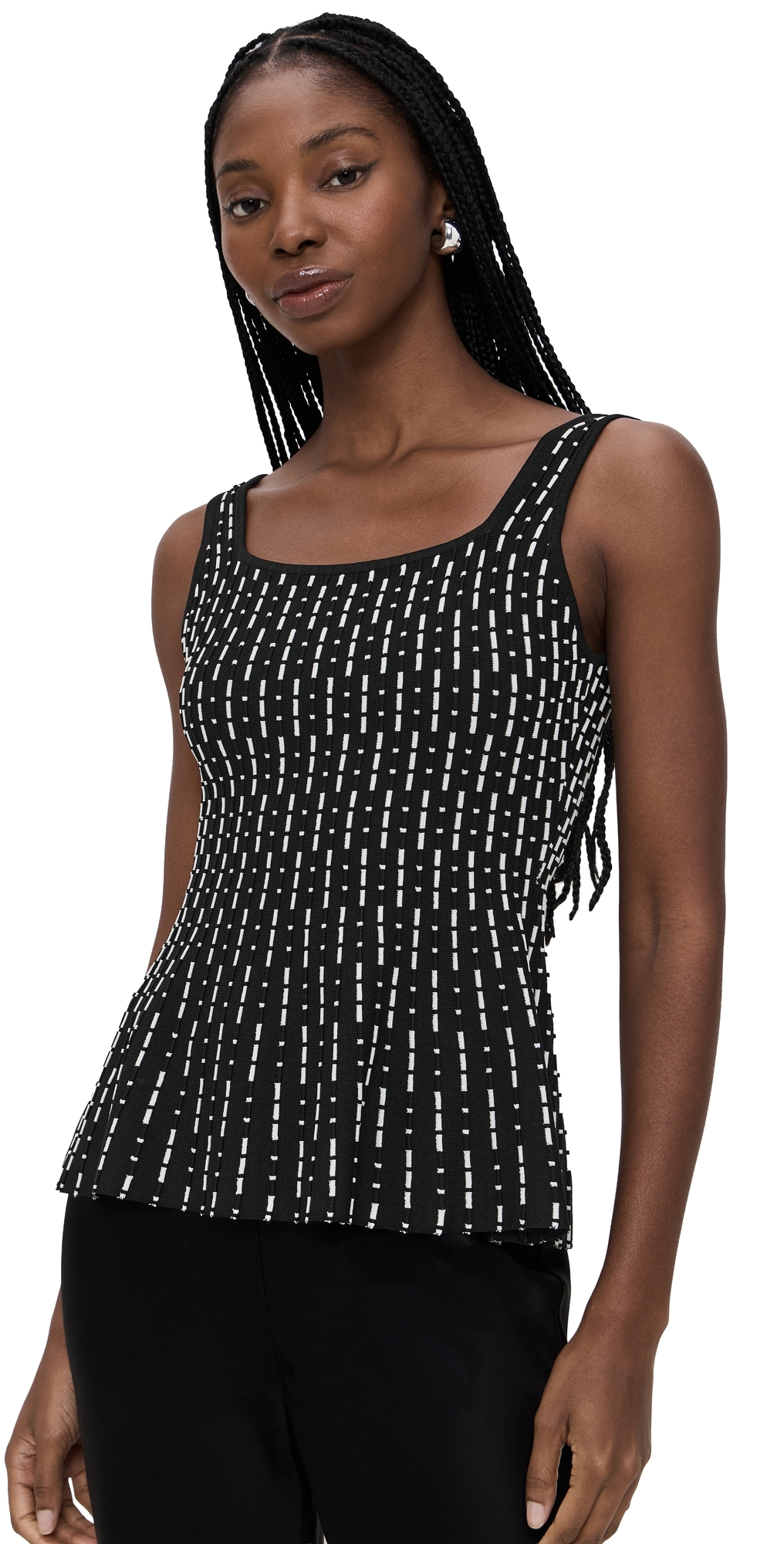Ellen Top Black Geo