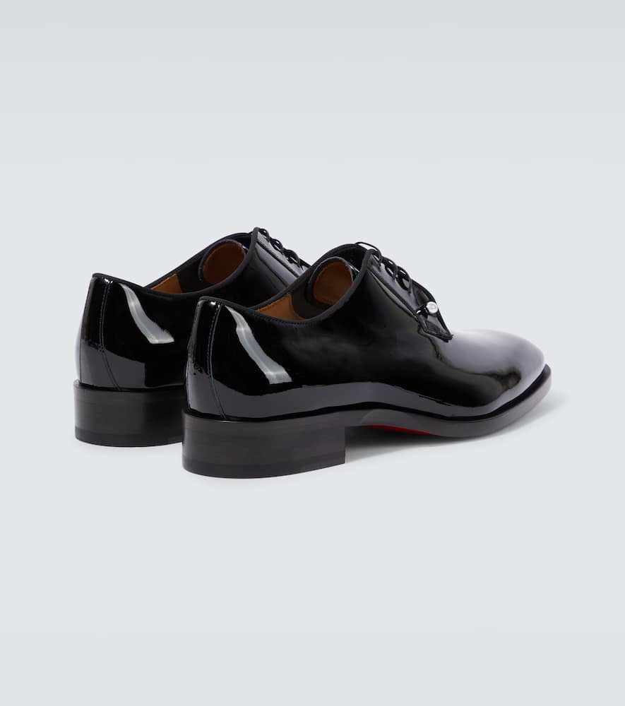 Christian Louboutin Chambeliss patent leather Derby shoes