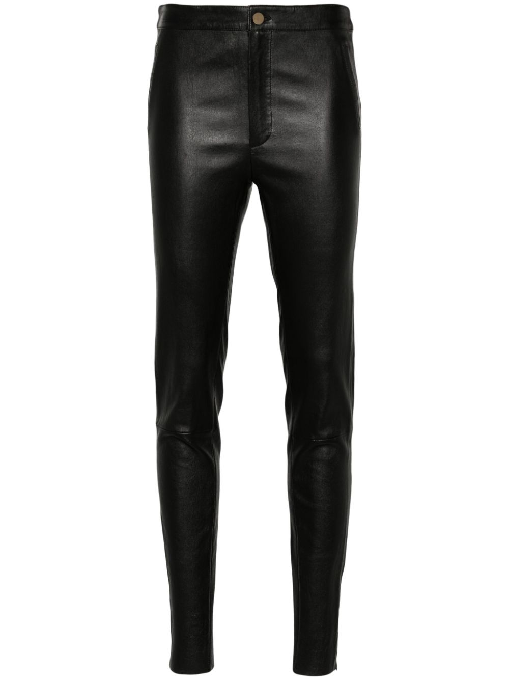 Bayane leather leggings - Black