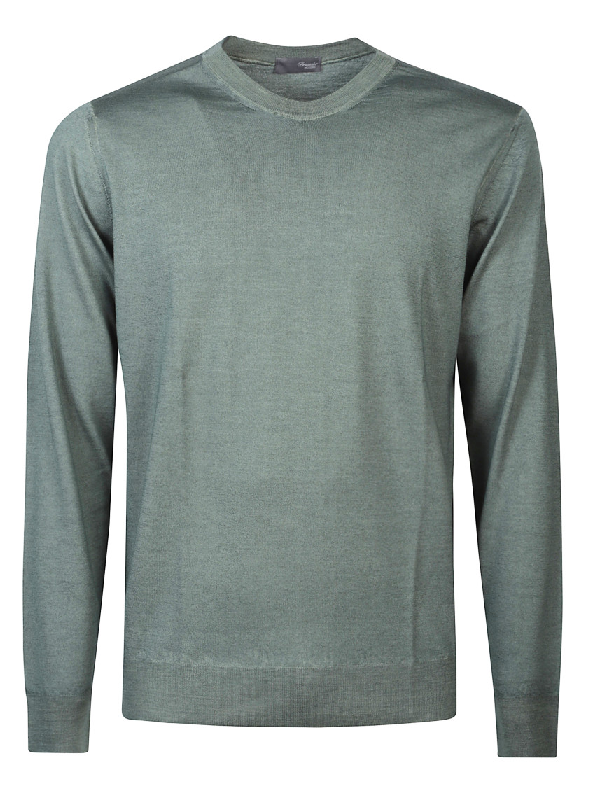 Crew Neck Sweater In Virgin Wool