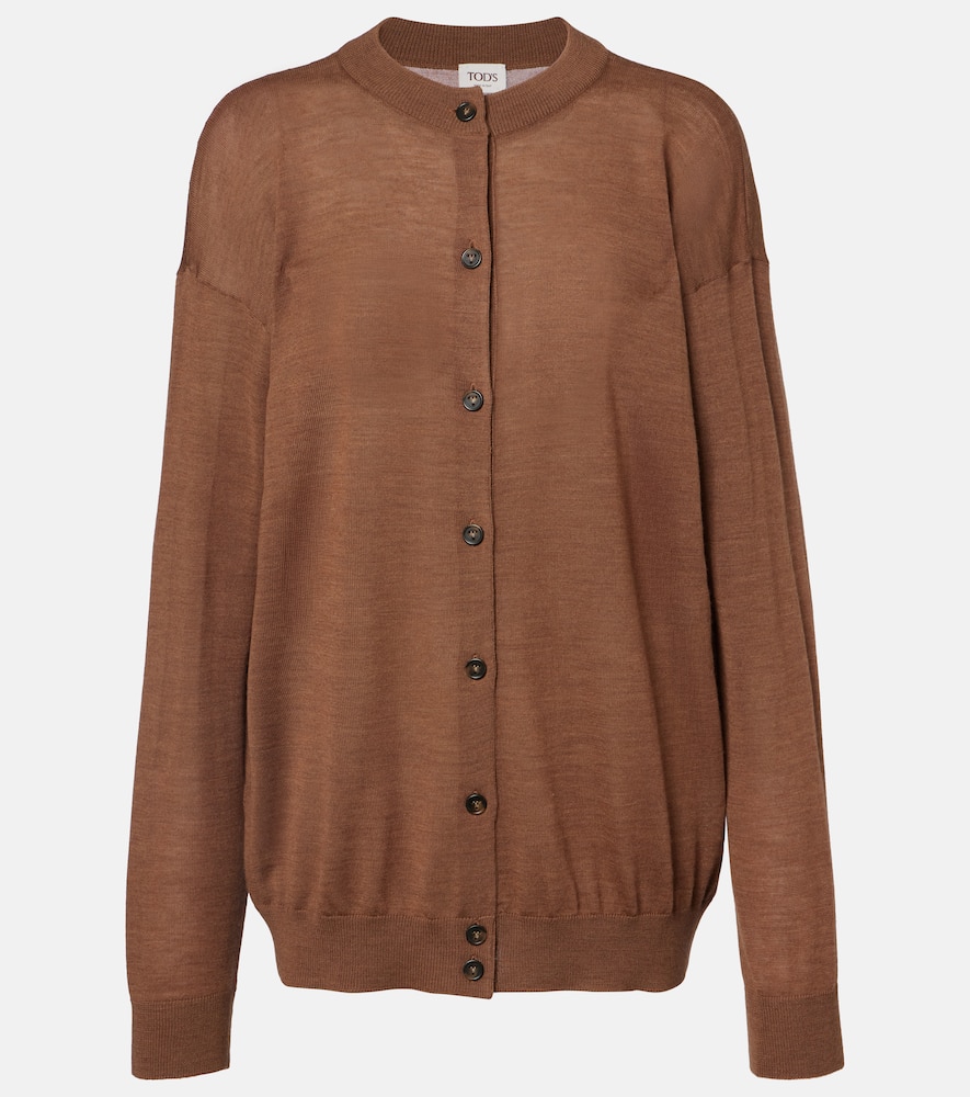 Virgin wool cardigan