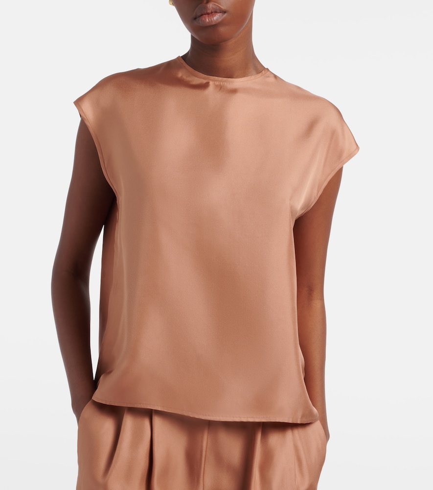 Dasha silk twill top