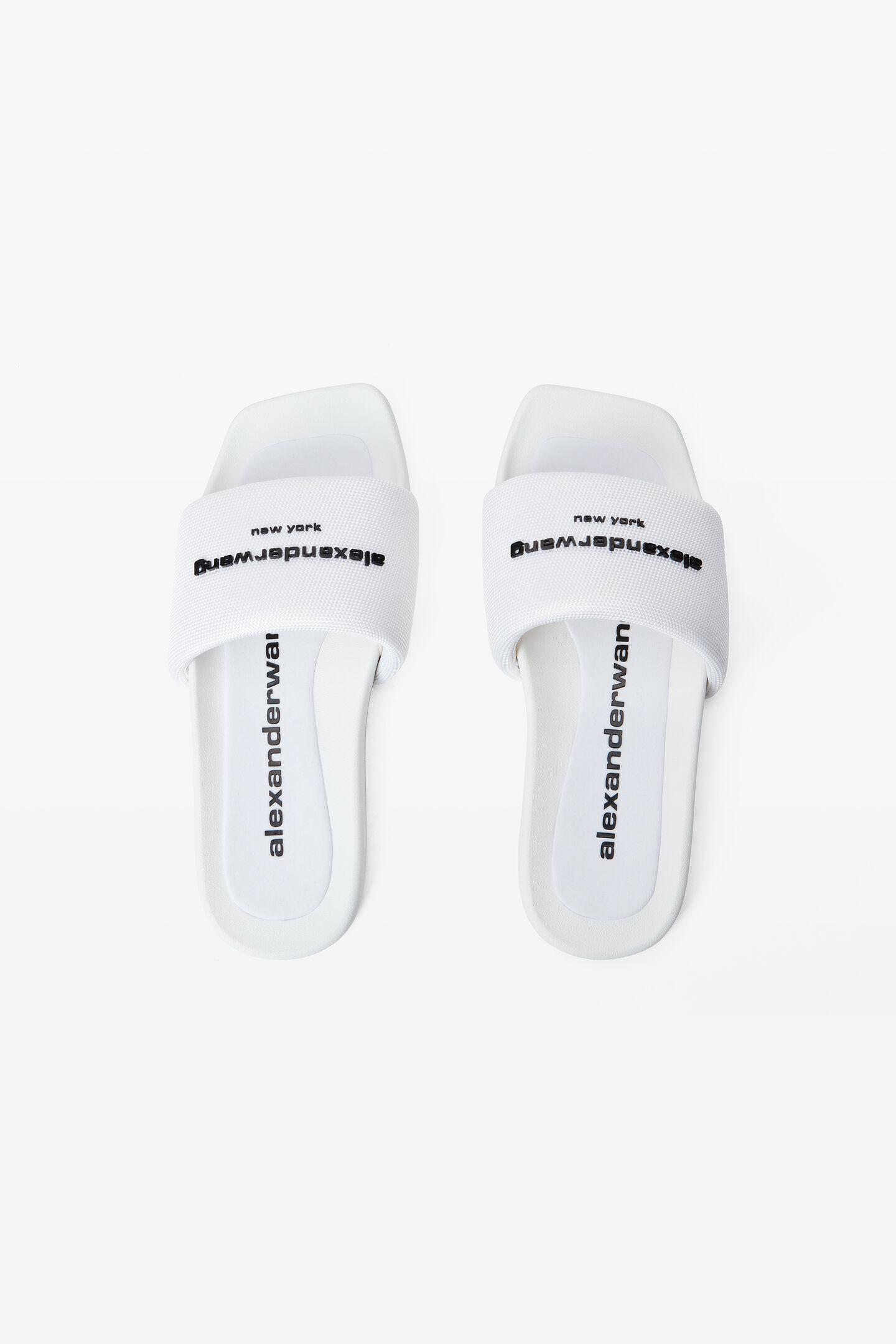 Women's Aw Pool Slide In Nylon White