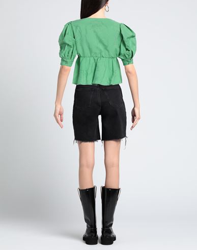 Woman Top Green Size 6 Cotton, Viscose