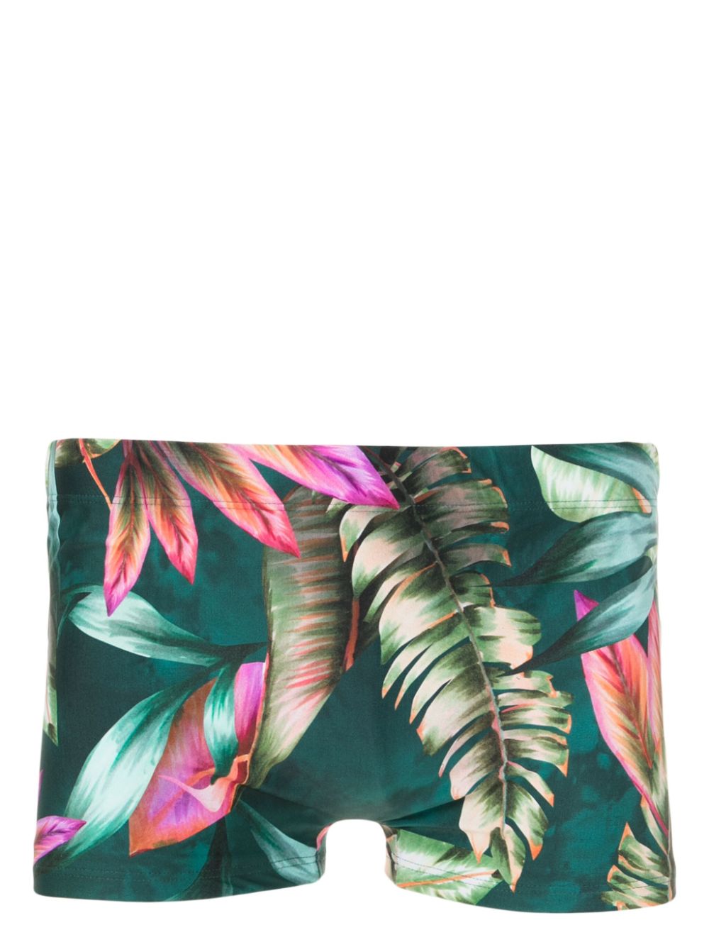 Tijuca botanical-print swimming trunks - Green