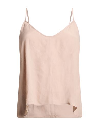 Woman Top Blush Size L Acetate, Silk