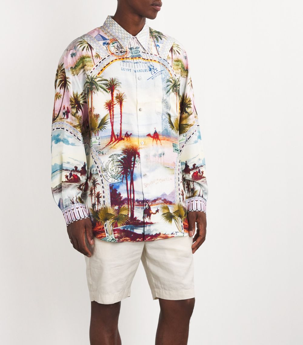 Silk Call Me In Cairo Oversized Shirt