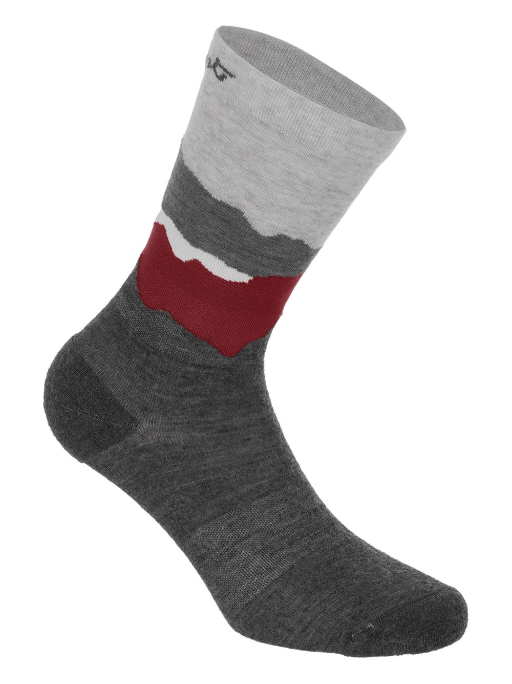 Landscape-print socks - Grey