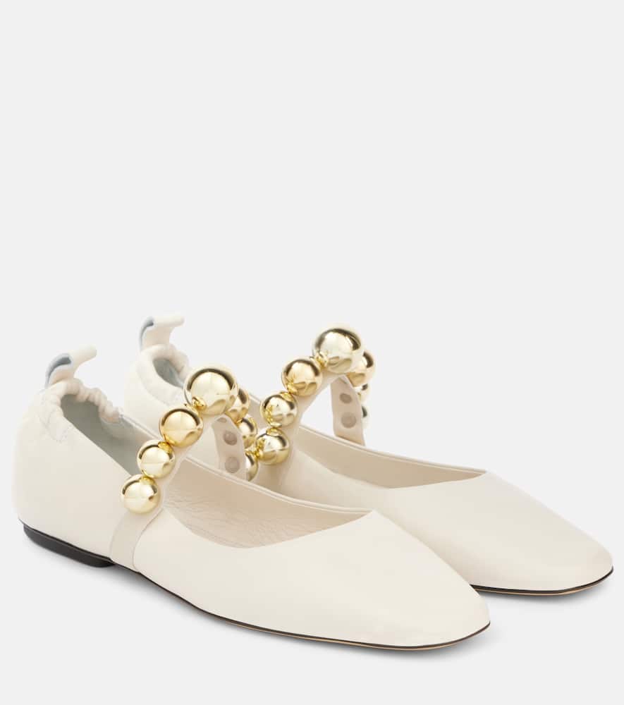 Flamenca leather Mary Jane flats