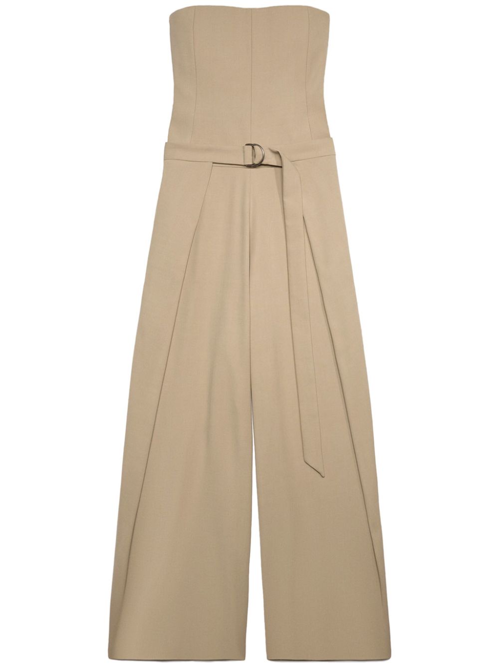 Strapless layered jumpsuit - Blue
