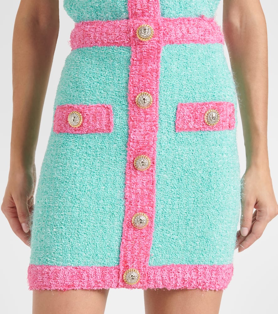 Knitted miniskirt