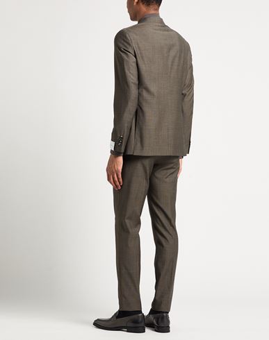 Man Suit Khaki Size 34 Super 130s Wool