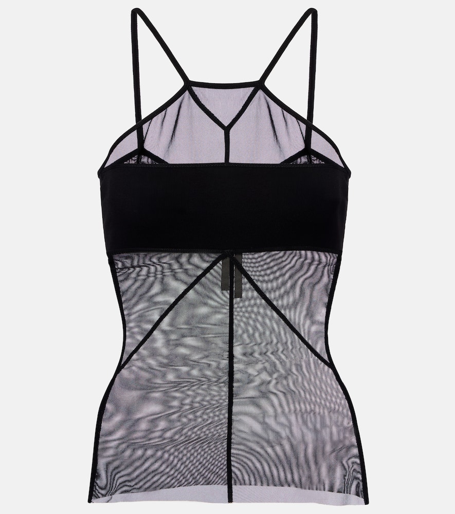 SL Combo semi-sheer top
