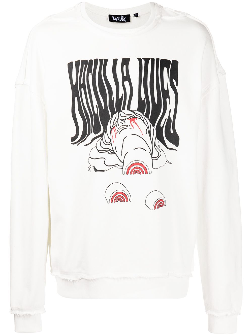 Logo-print jumper - White