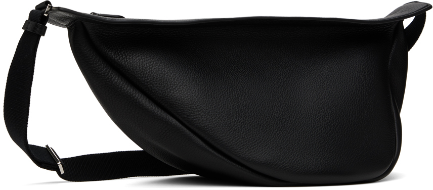 The Row Black Large Slouchy Banana Bag