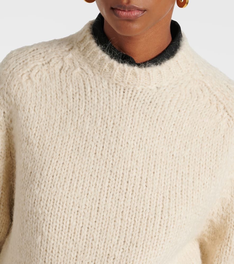 Mohair and wool-blend sweater