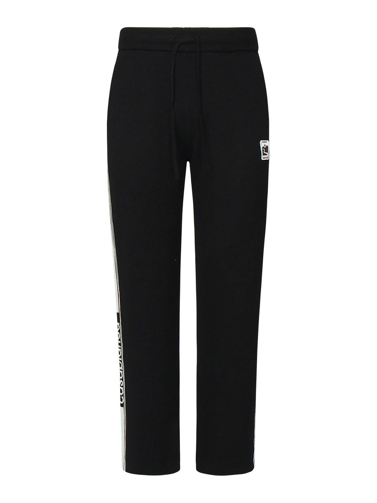 Wool Trousers With Logo