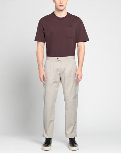 Man Pants Beige Size 30 Cotton, Elastane