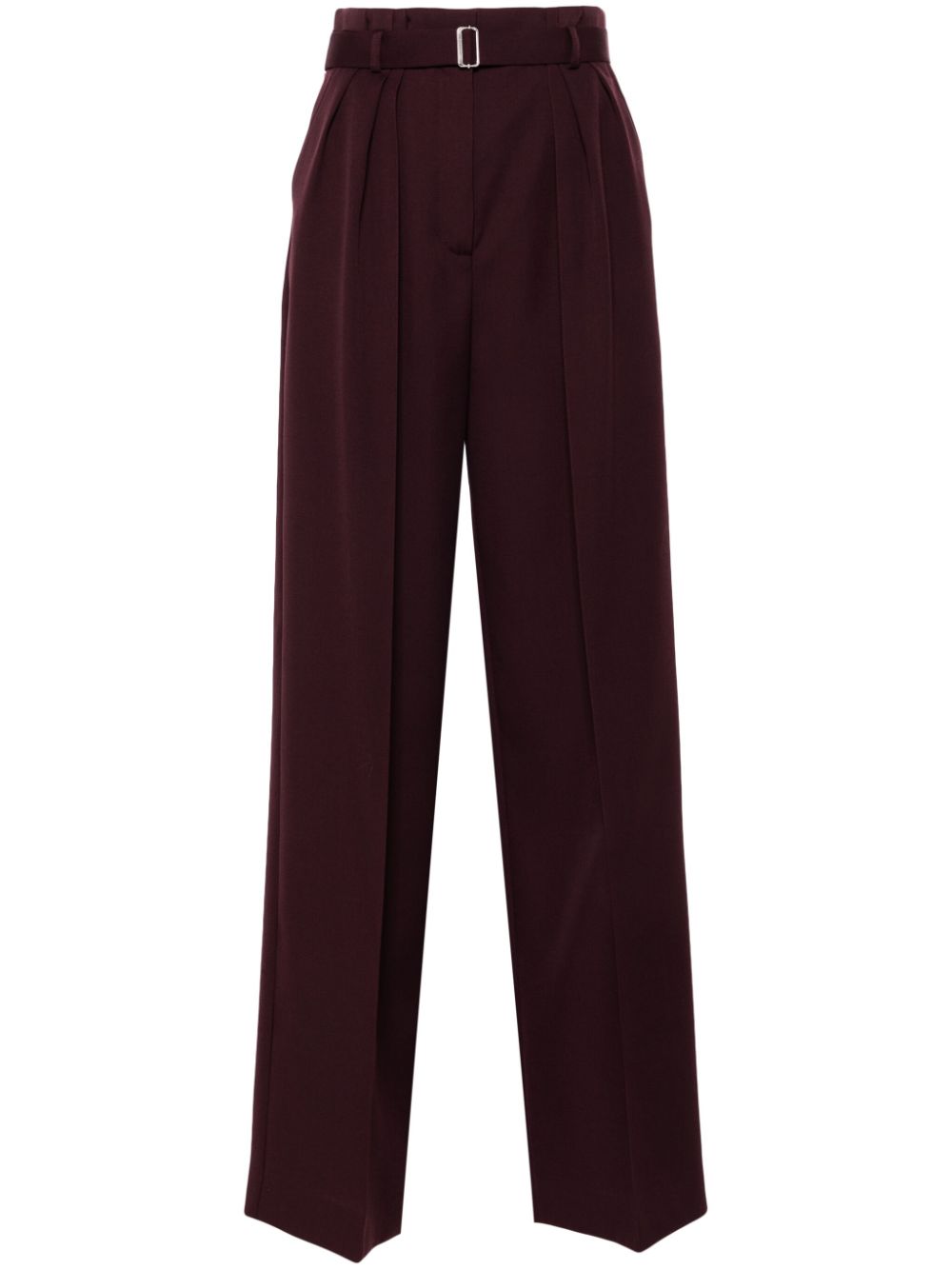 Pleated trousers - Red