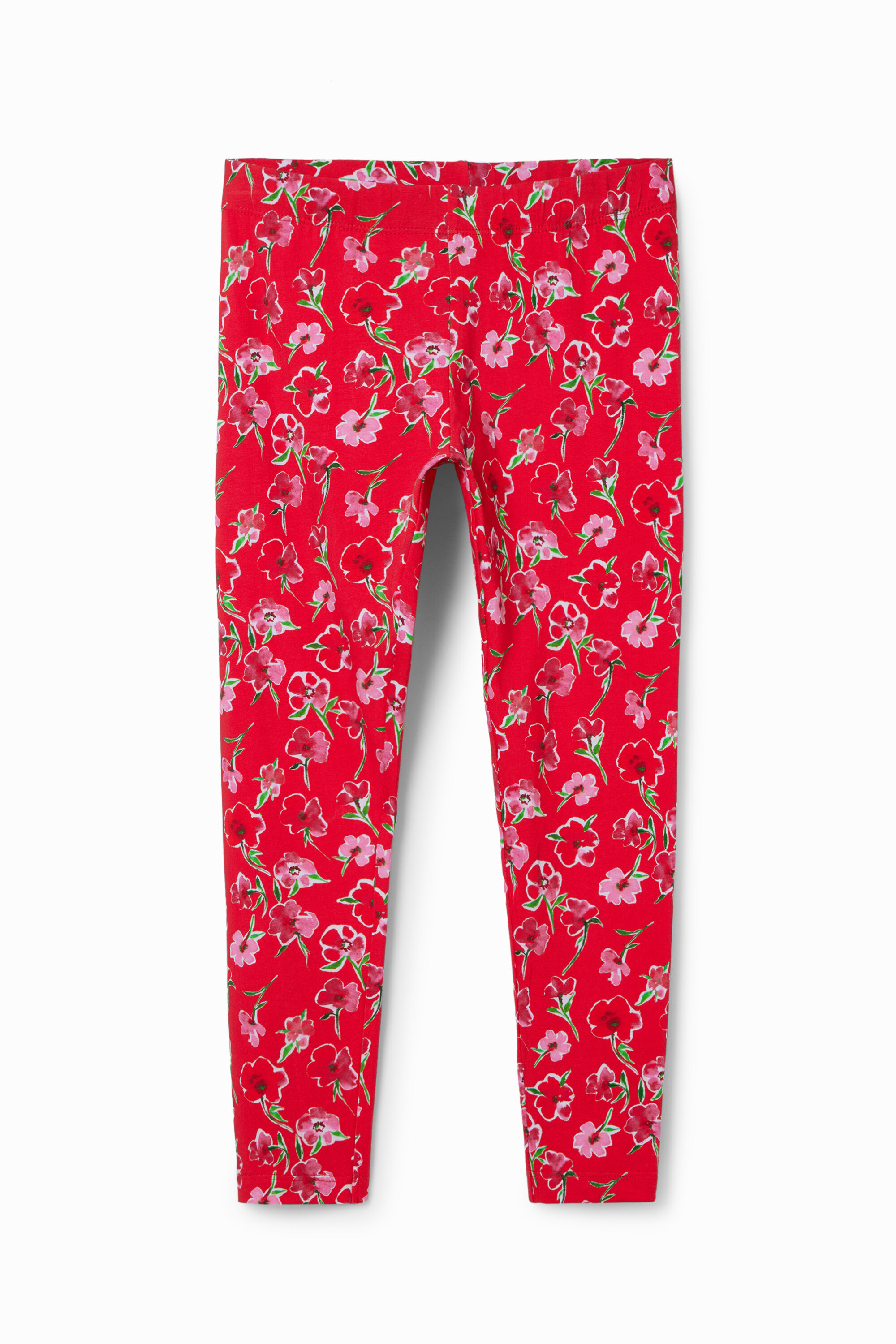 Long floral leggings