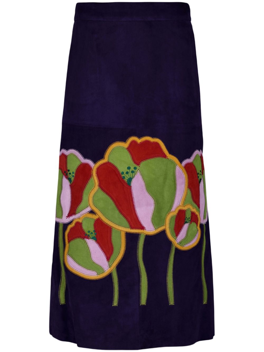 Corvus midi skirt - Blue