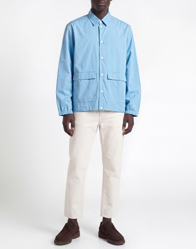 Man Shirt Sky blue Size L Cotton