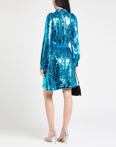 Woman Mini dress Azure Size 4 Polyester