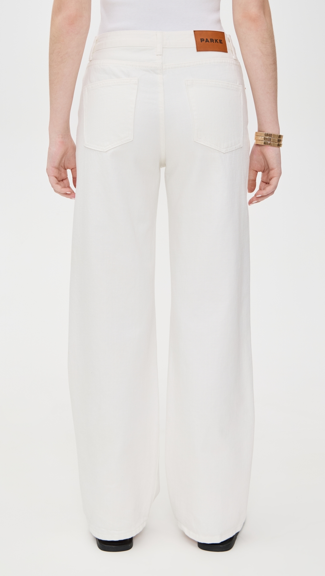 PARKE Classic Straight Jeans White